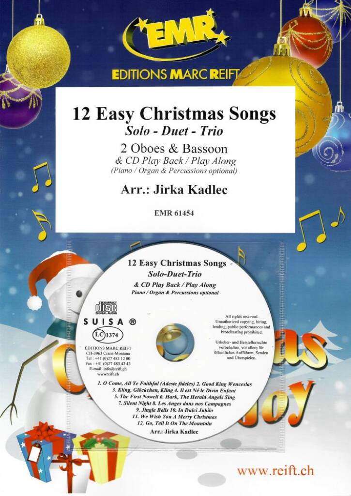 12 Easy Christmas Songs